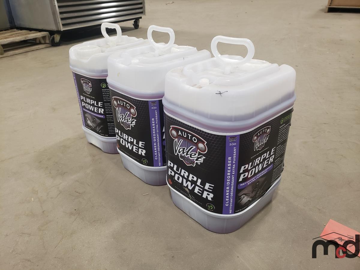 (3) 5L of Purple Power Cleaners
